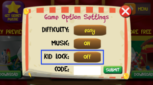 KidMode Button